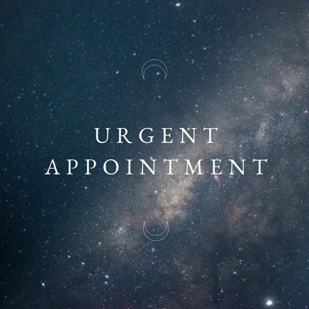 Urgent Appointment - Immediate spiritual consultation for time-sensitive matters
